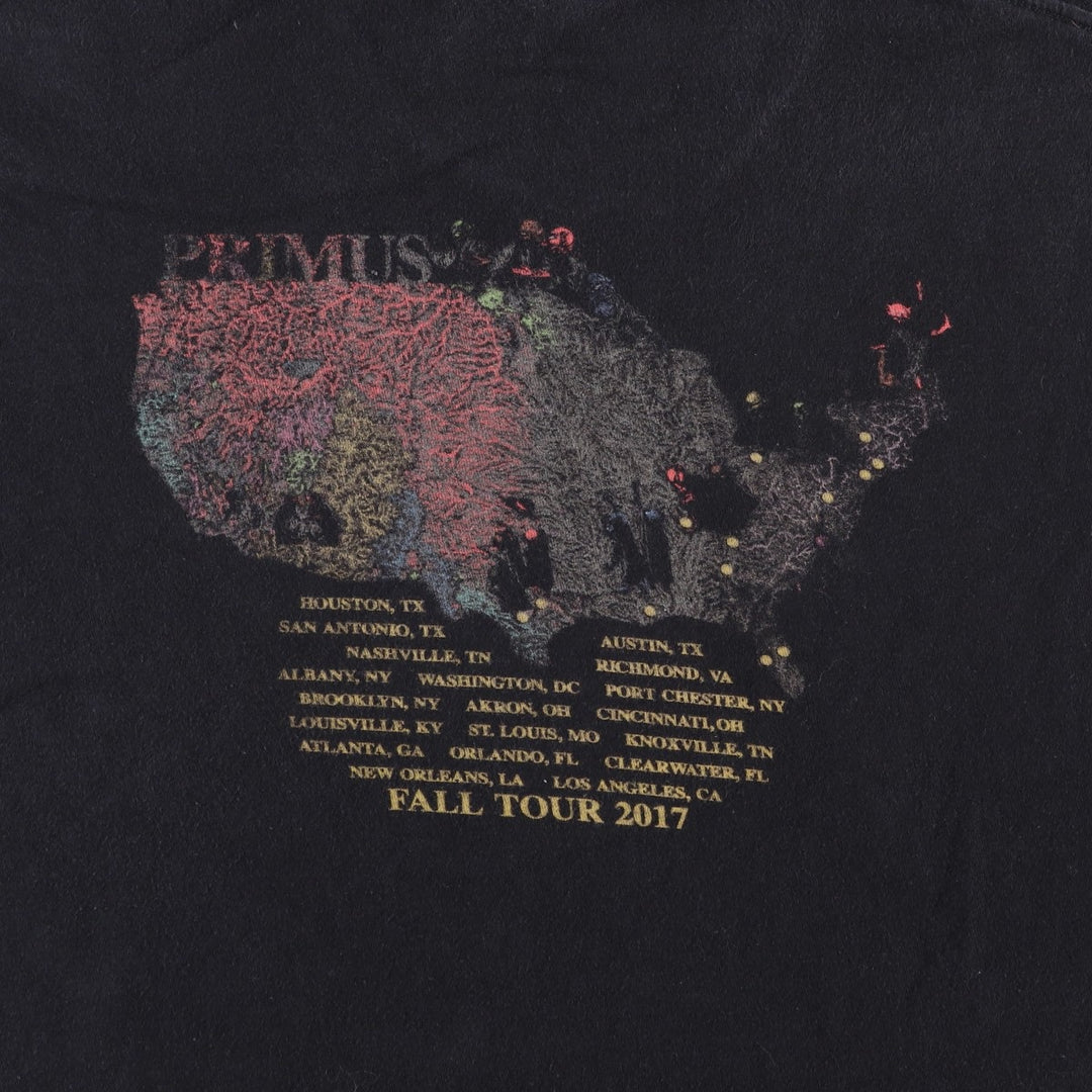 TULTEX PRIMUS Band T-Shirt, Men's Size L (equivalent) cotton black type Vintage Second Hand