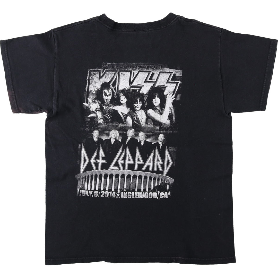 ALSTYLE KISS Band T-shirt (Men's size M) cotton black type Vintage Second Hand