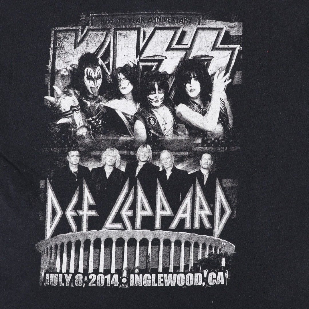 ALSTYLE KISS Band T-shirt (Men's size M) cotton black type Vintage Second Hand