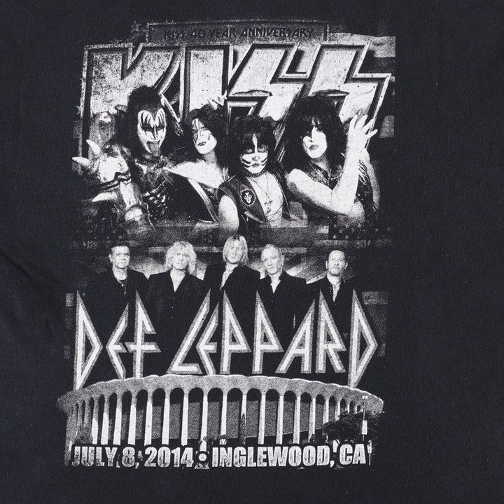 ALSTYLE KISS Band T-shirt (Men's size M) cotton black type Vintage Second Hand