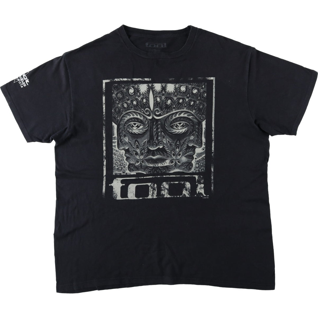 TOOL Band T-shirt, Men's XL size cotton black type Vintage Second Hand