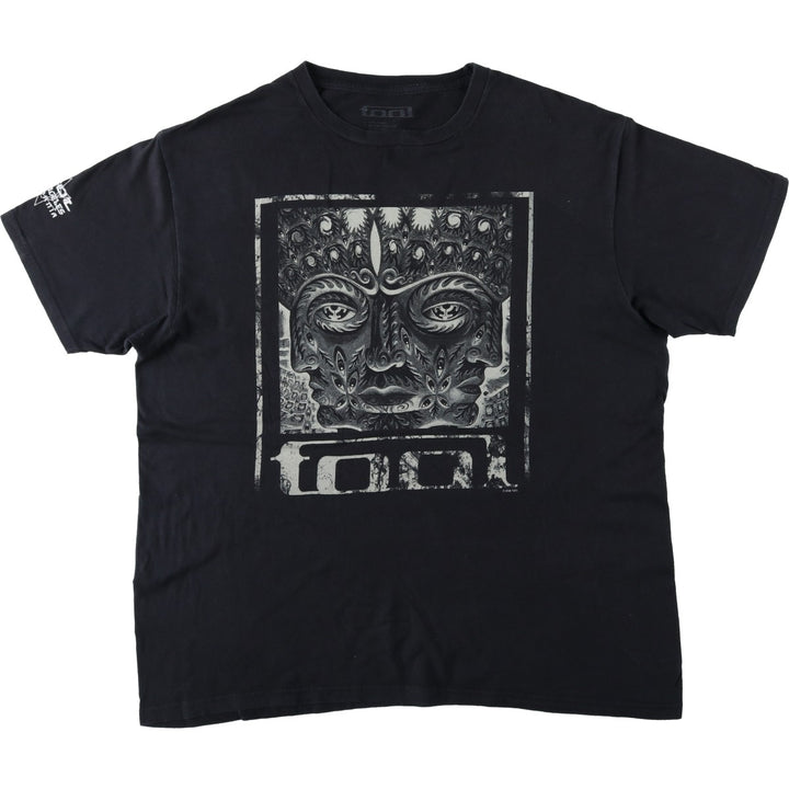 TOOL Band T-shirt, Men's XL size cotton black type Vintage Second Hand