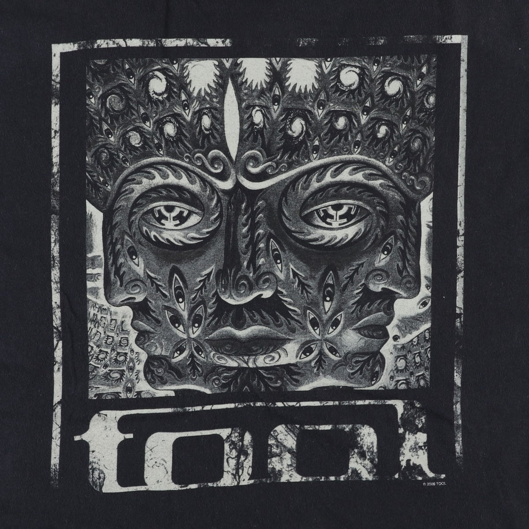 TOOL Band T-shirt, Men's XL size cotton black type Vintage Second Hand
