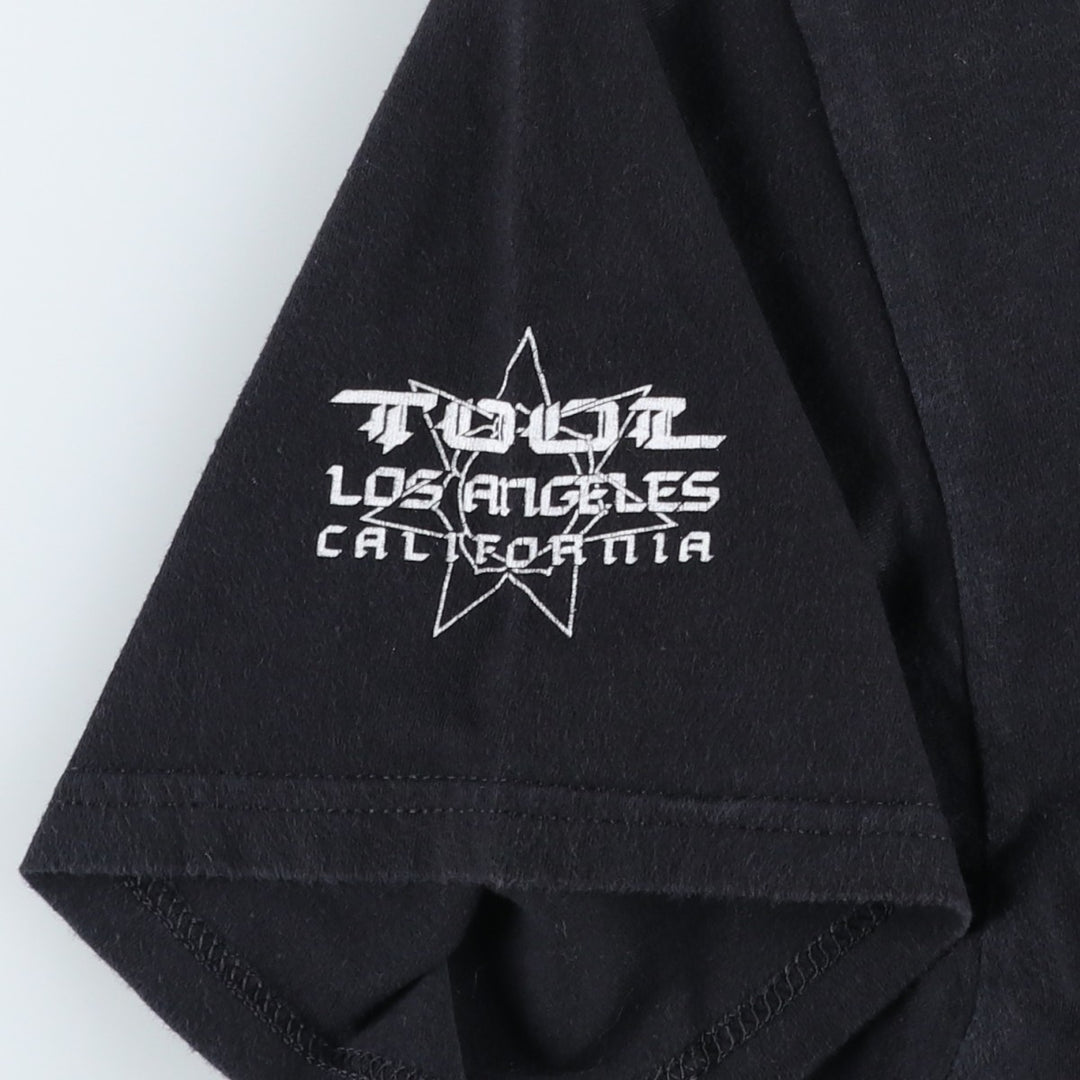 TOOL Band T-shirt, Men's XL size cotton black type Vintage Second Hand