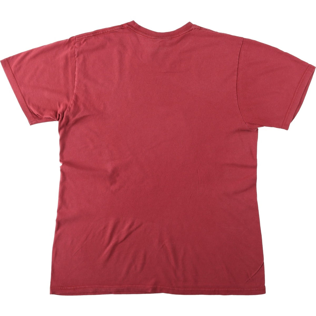 RED HOT CHILI PEPPERS Red Hot Chili Peppers Band T-shirt Band T Men's L size cotton bordeaux Vintage Second Hand