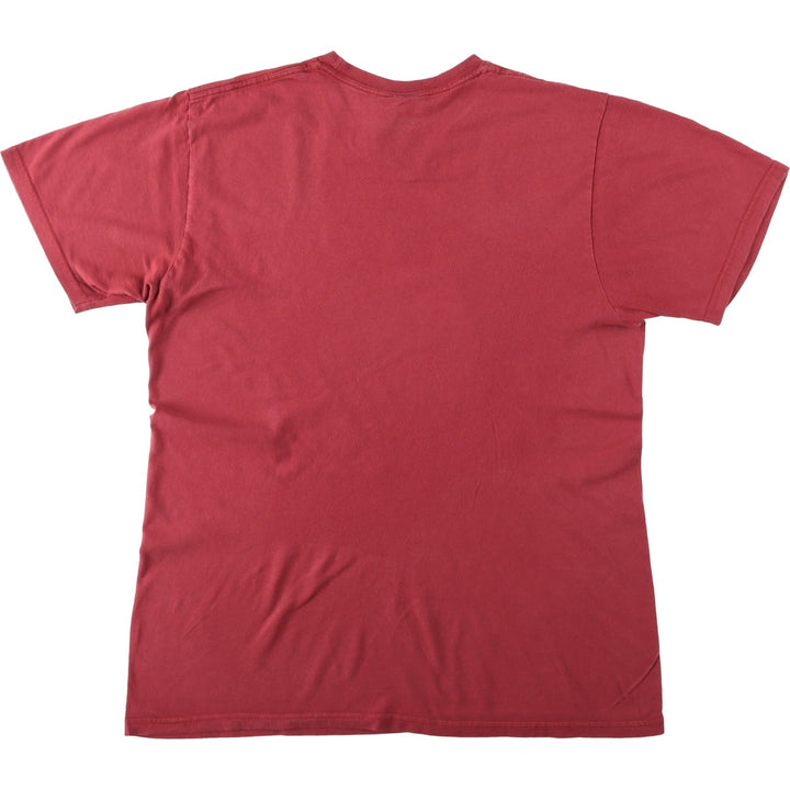RED HOT CHILI PEPPERS Red Hot Chili Peppers Band T-shirt Band T Men's L size cotton bordeaux Vintage Second Hand