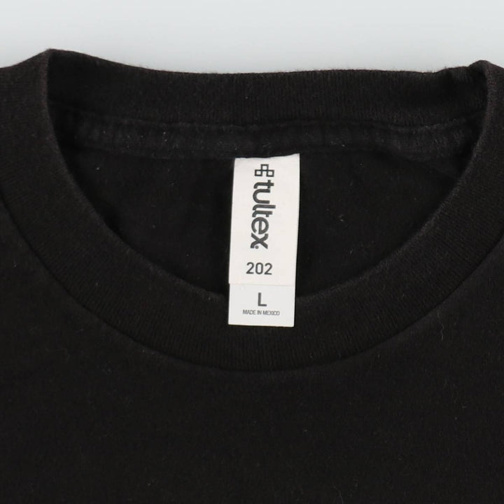 TULTEX LINKIN PARK Skull Pattern Band T-Shirt (Men's Size L) cotton black type Vintage Second Hand