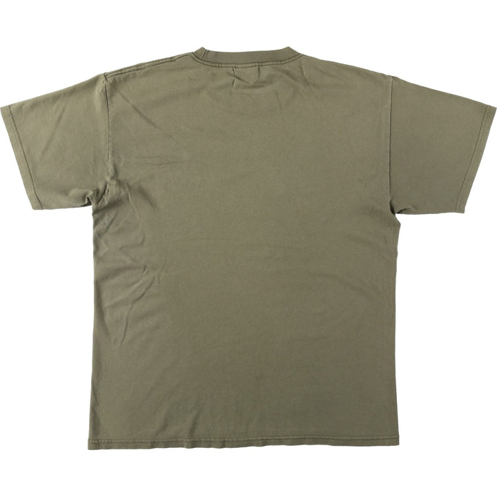 Philcos BOB MARLEY Band T-shirt (Men's size L) cotton ocher yellow type Vintage Second Hand