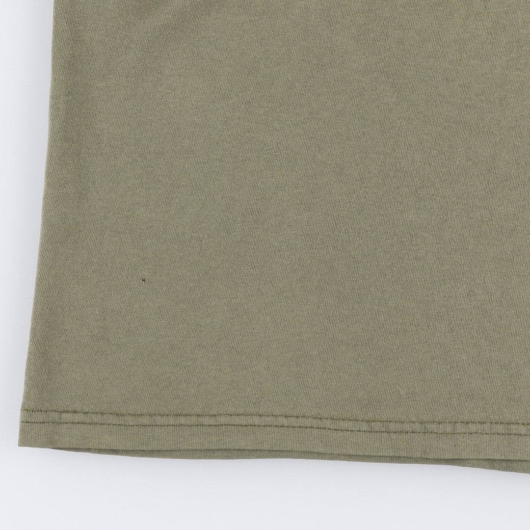 Philcos BOB MARLEY Band T-shirt (Men's size L) cotton ocher yellow type Vintage Second Hand