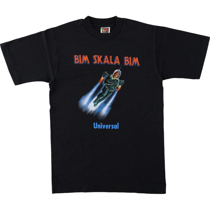 Fruit of the Loom Bim Skalabim Band T-shirt, Men's Size S (approx.), Vintage. cotton black type Vintage Second Hand