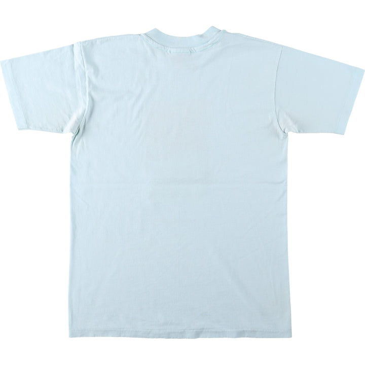 1980'S Hanes Fifty-Fifty Blue Tag Souvenir T-Shirt, Made in USA, Men's Size M (approx.), Vintage cotton Blue type light blue Vintage Second Hand