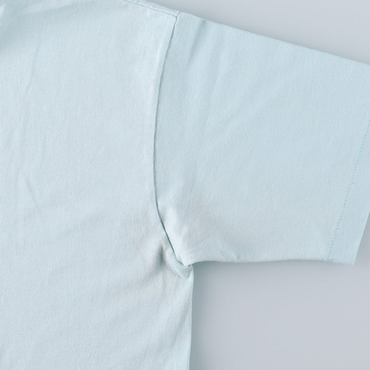 1980'S Hanes Fifty-Fifty Blue Tag Souvenir T-Shirt, Made in USA, Men's Size M (approx.), Vintage cotton Blue type light blue Vintage Second Hand