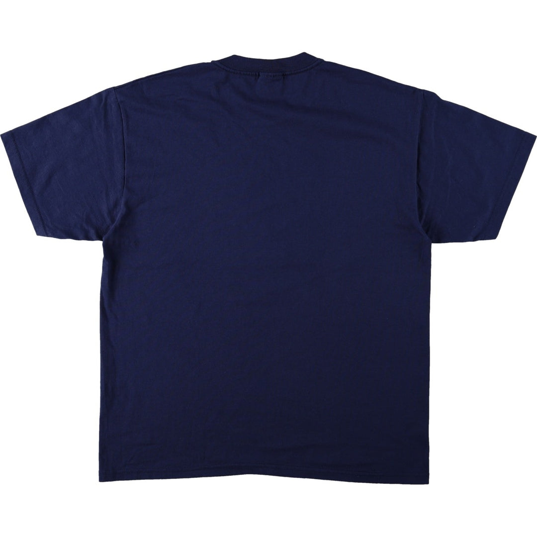 90'S Hanes HEAVYWEIGHT 50 cotton navy blue type Vintage Second Hand