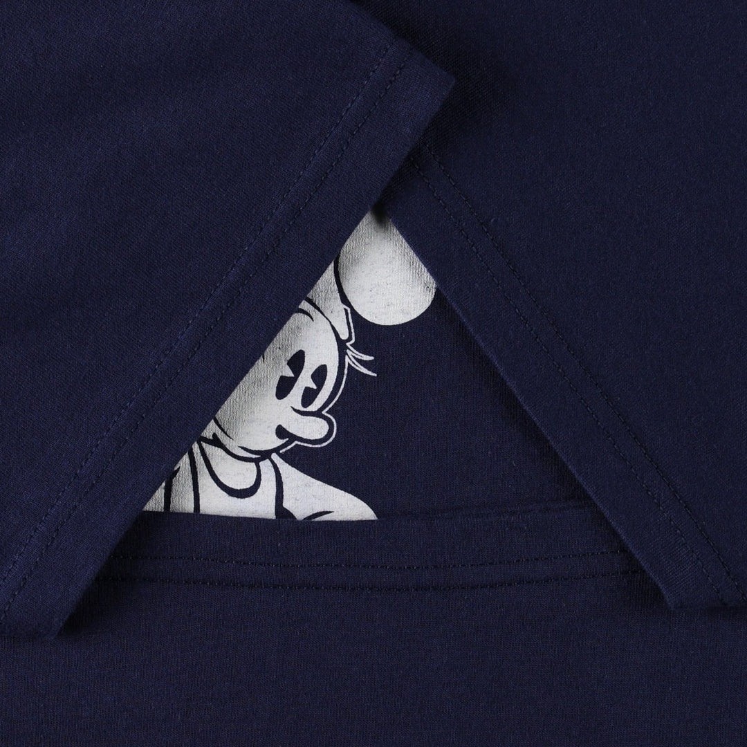 90'S Hanes HEAVYWEIGHT 50 cotton navy blue type Vintage Second Hand