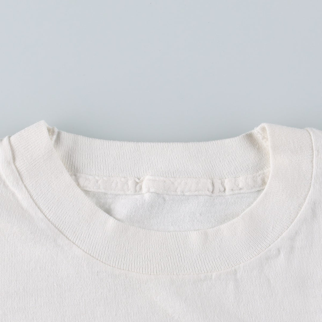 90'S Vintage Printed T-Shirt, Men's M Size unclear white type Vintage Second Hand