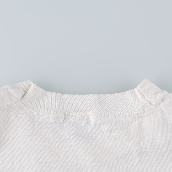 90'S Vintage Printed T-Shirt, Men's M Size unclear white type Vintage Second Hand