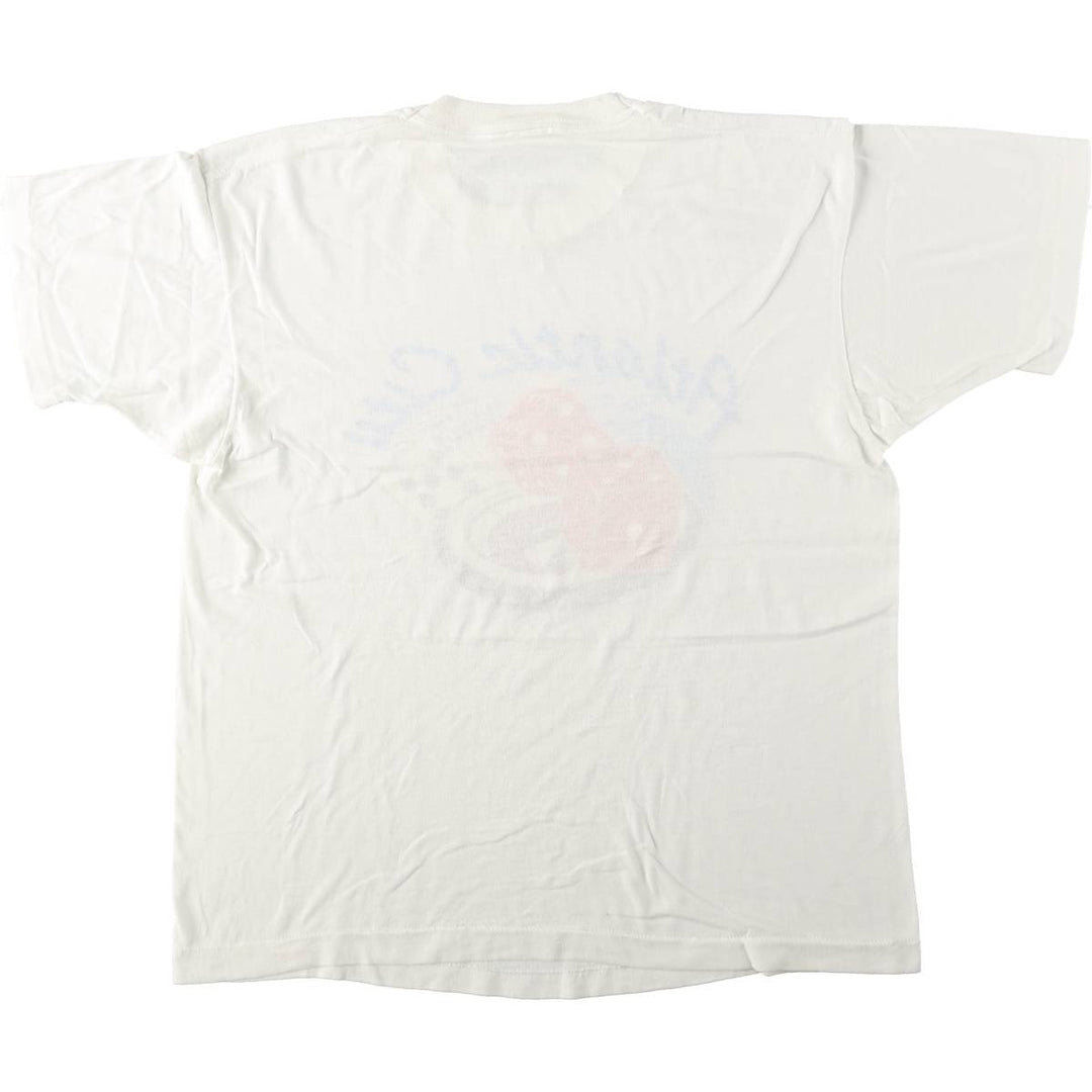 ~90'S Souvenir T-shirt, Men's XL equivalent, Vintage, Single Stitch unclear white type Vintage Second Hand