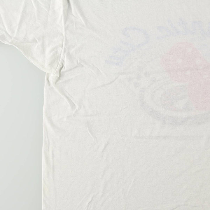 ~90'S Souvenir T-shirt, Men's XL equivalent, Vintage, Single Stitch unclear white type Vintage Second Hand