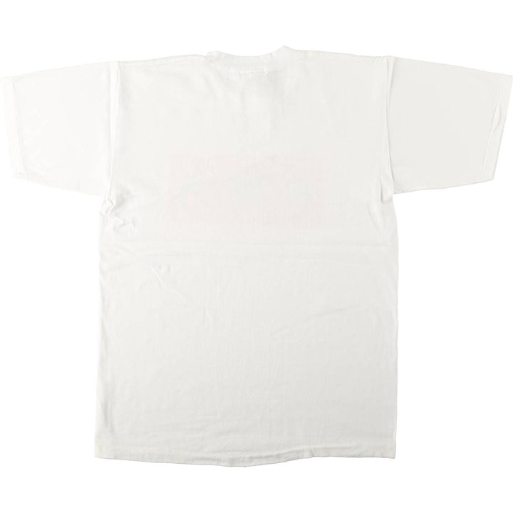 90'S Lee printed T-shirt, made in USA, men's size L, vintage cotton white type Vintage Second Hand
