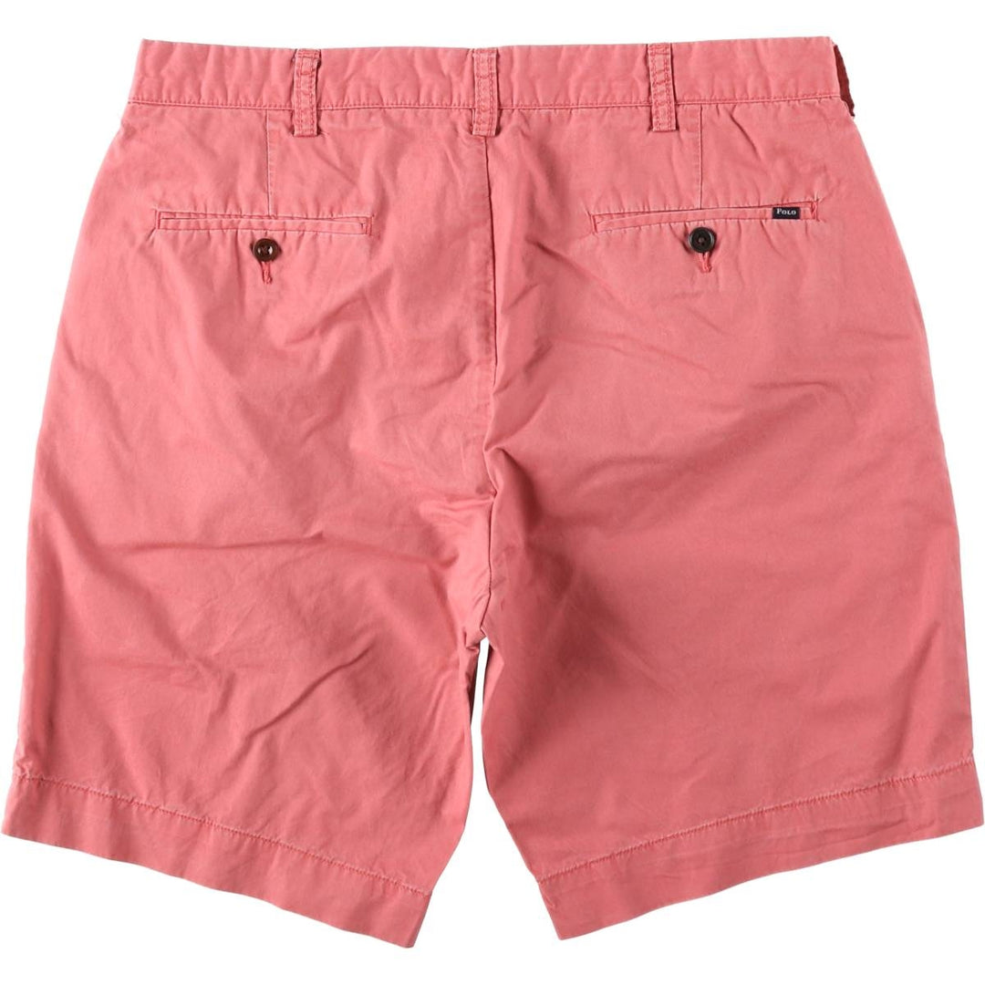 Ralph Lauren POLO by Ralph Lauren Chino Shorts Shorts Men's W34 equivalent cotton pink type Vintage Second Hand