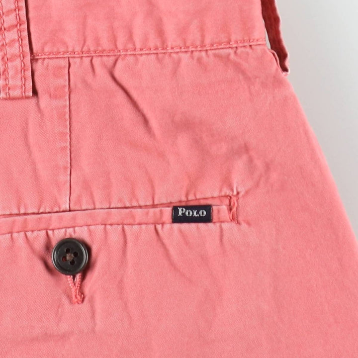Ralph Lauren POLO by Ralph Lauren Chino Shorts Shorts Men's W34 equivalent cotton pink type Vintage Second Hand