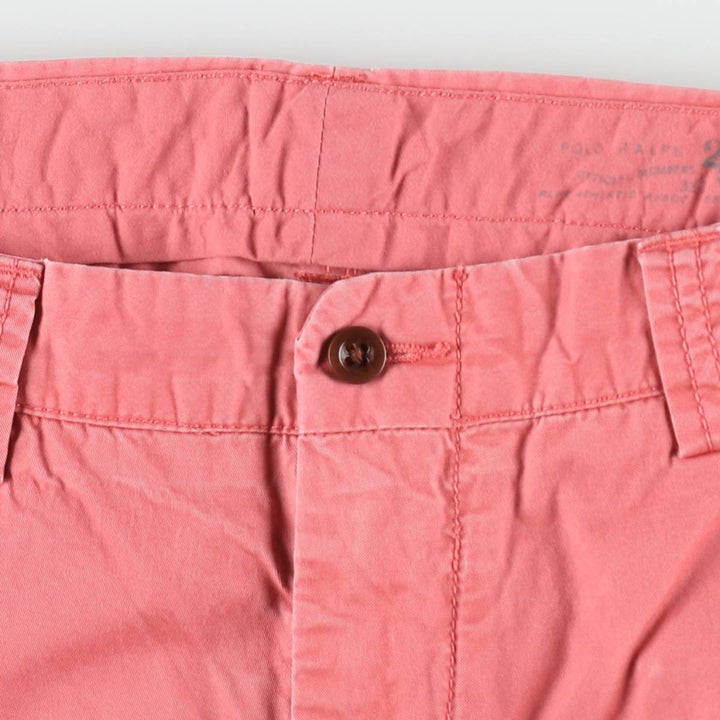 Ralph Lauren POLO by Ralph Lauren Chino Shorts Shorts Men's W34 equivalent cotton pink type Vintage Second Hand