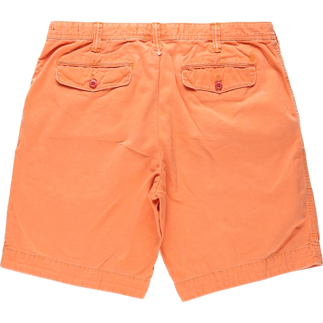 Ralph Lauren POLO by Ralph Lauren RELAXED FIT Chino Shorts, Men's W35 (approx.) cotton orange type Vintage Second Hand