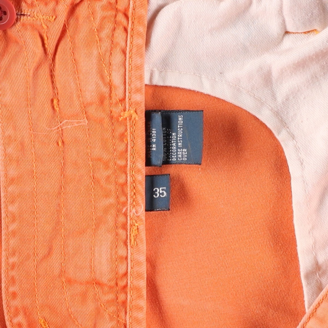 Ralph Lauren POLO by Ralph Lauren RELAXED FIT Chino Shorts, Men's W35 (approx.) cotton orange type Vintage Second Hand
