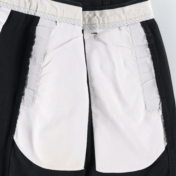 Ralph Lauren CHAPS Two-Pleat Chino Shorts, Men's Size W36 (approx.) cotton black type Vintage Second Hand