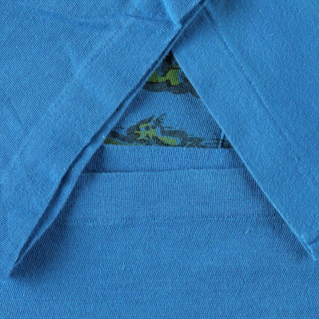 90'S BVD Print T-Shirt, Men's Size L (approx.), Vintage cotton blue type Vintage Second Hand