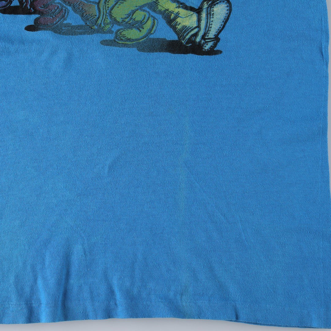 90'S BVD Print T-Shirt, Men's Size L (approx.), Vintage cotton blue type Vintage Second Hand