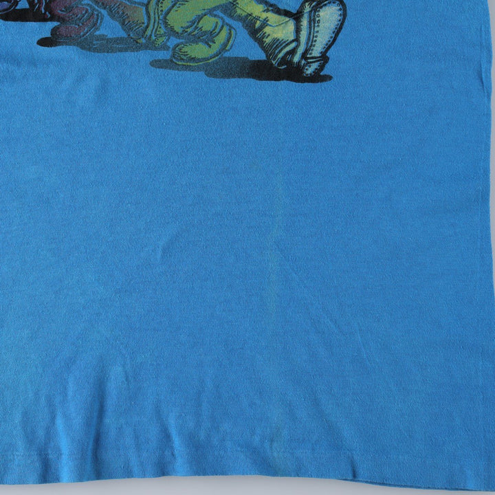 90'S BVD Print T-Shirt, Men's Size L (approx.), Vintage cotton blue type Vintage Second Hand