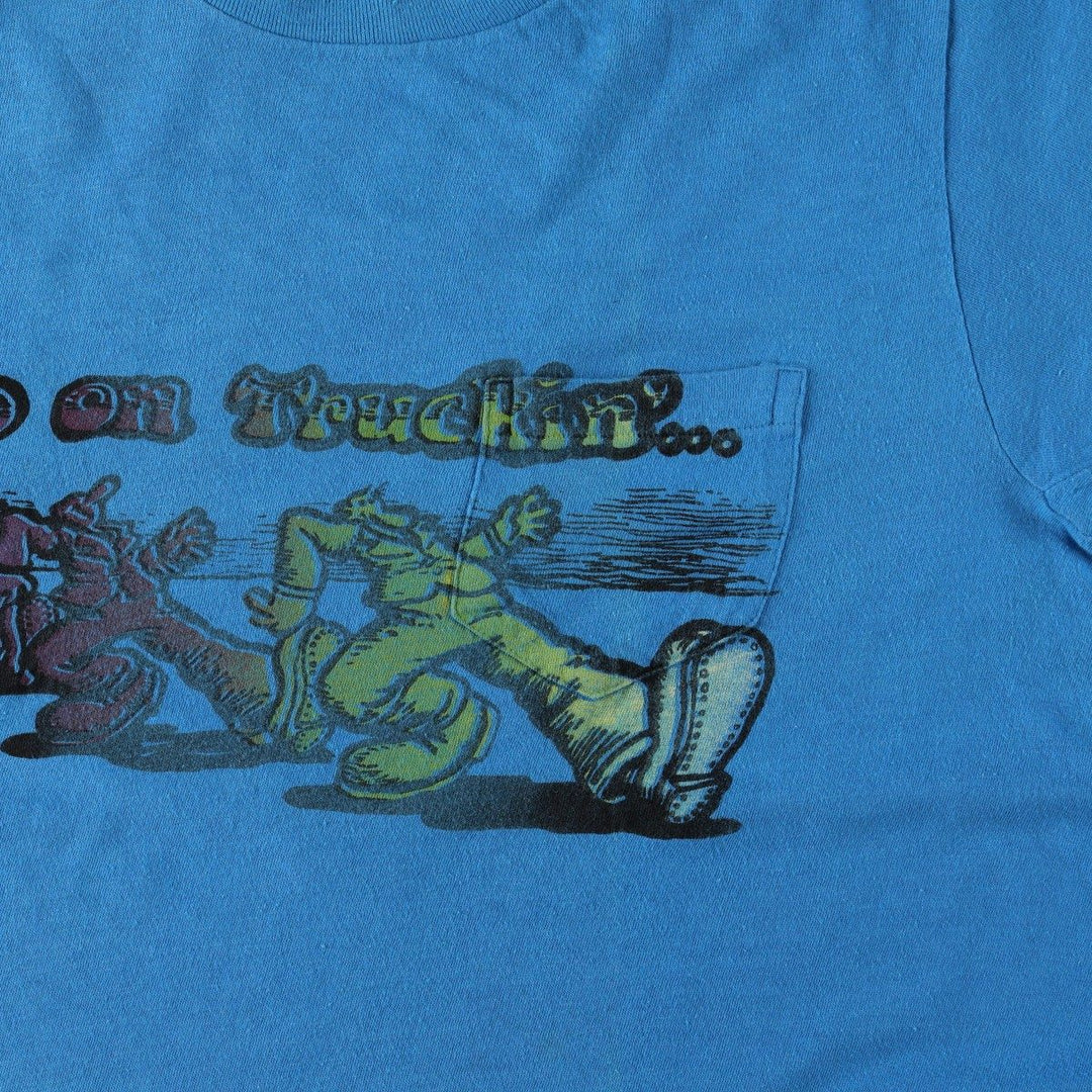 90'S BVD Print T-Shirt, Men's Size L (approx.), Vintage cotton blue type Vintage Second Hand