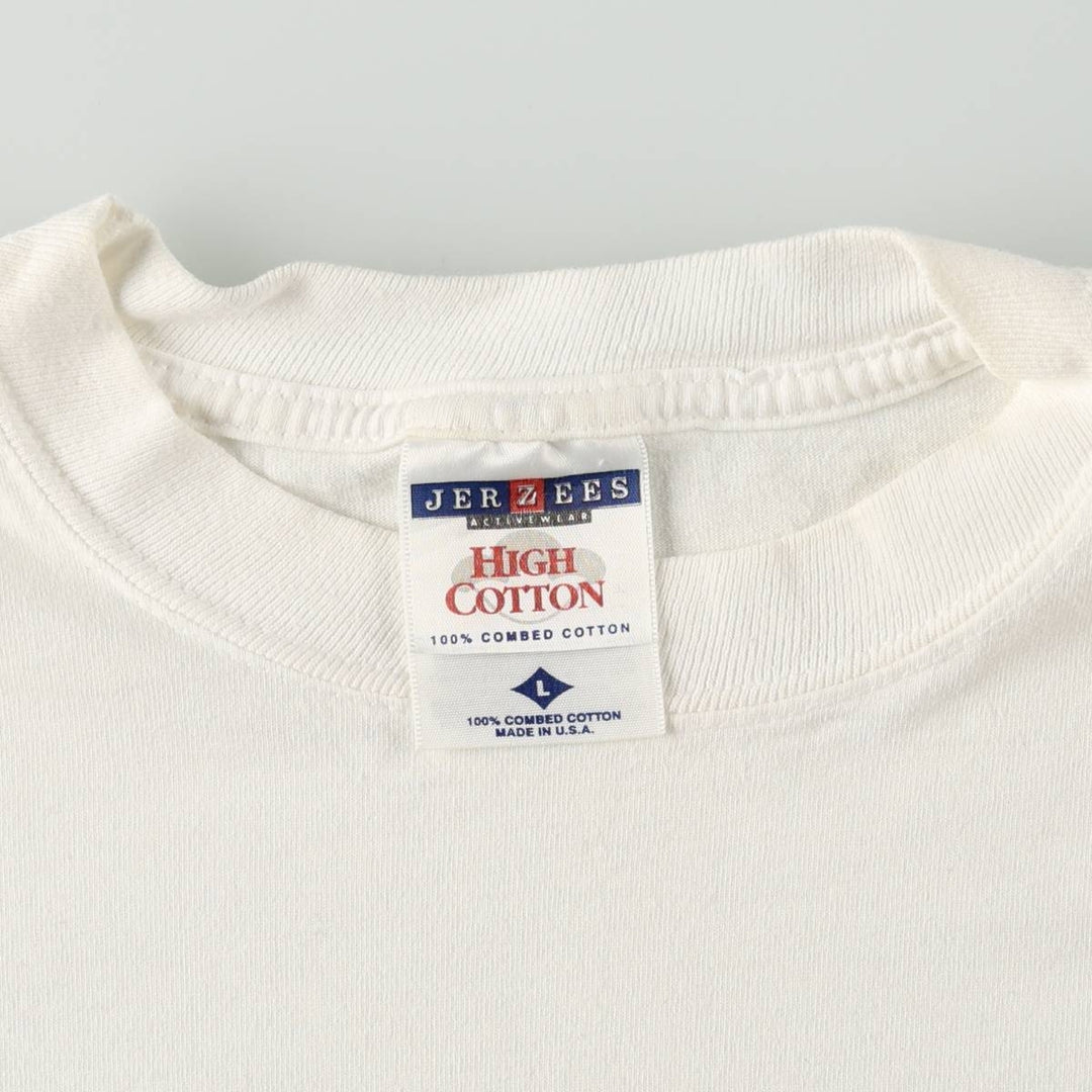 90'S Jerzees Titanic Souvenir T-Shirt, Made in USA, Men's Size L (approx.), Vintage cotton white type Vintage Second Hand