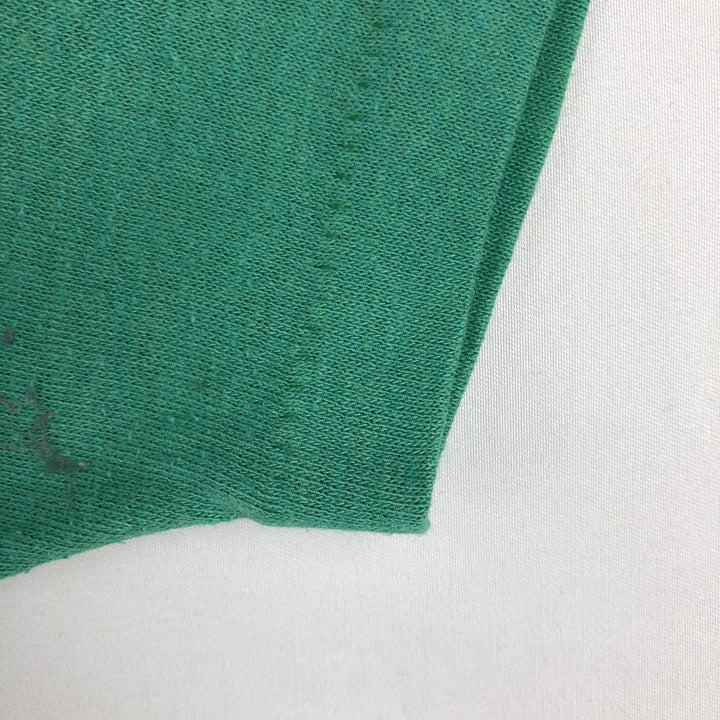 70s-80'S Sportswear Fish Print Advertising T-Shirt, Made in USA, Men's Size L (approx.), Vintage polyester green type Vintage Second Hand