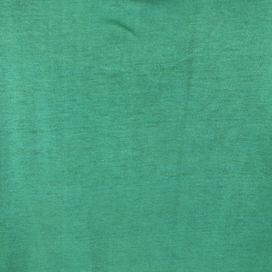 70s-80'S Sportswear Fish Print Advertising T-Shirt, Made in USA, Men's Size L (approx.), Vintage polyester green type Vintage Second Hand