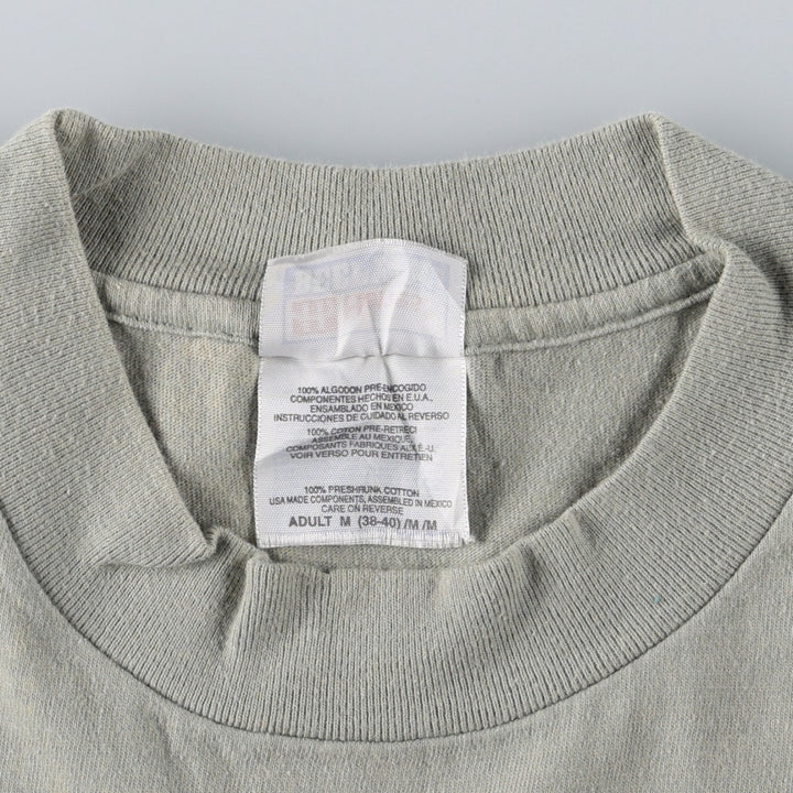 90'S Hanes BEEFY-T "Great Figures" T-shirt, Men's Size M (approx.), Vintage cotton green type yellow green Vintage Second Hand