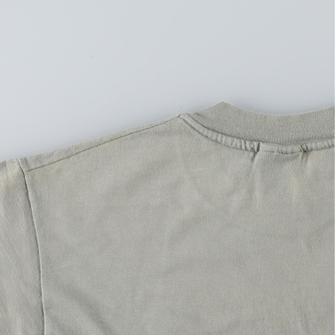 90'S Hanes BEEFY-T "Great Figures" T-shirt, Men's Size M (approx.), Vintage cotton green type yellow green Vintage Second Hand