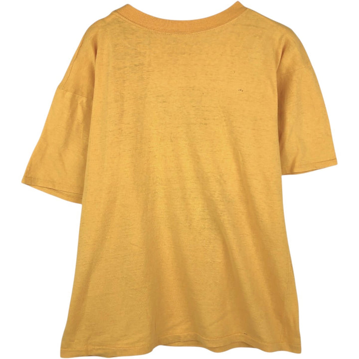 70s-80'S KDKB Radio Station Advertising T-Shirt, Men's Size M (Equivalent), Vintage unclear yellow type Vintage Second Hand