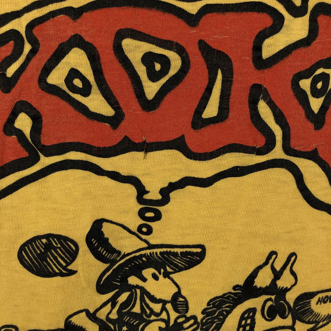 70s-80'S KDKB Radio Station Advertising T-Shirt, Men's Size M (Equivalent), Vintage unclear yellow type Vintage Second Hand