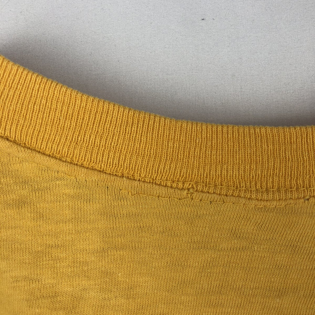 70s-80'S KDKB Radio Station Advertising T-Shirt, Men's Size M (Equivalent), Vintage unclear yellow type Vintage Second Hand