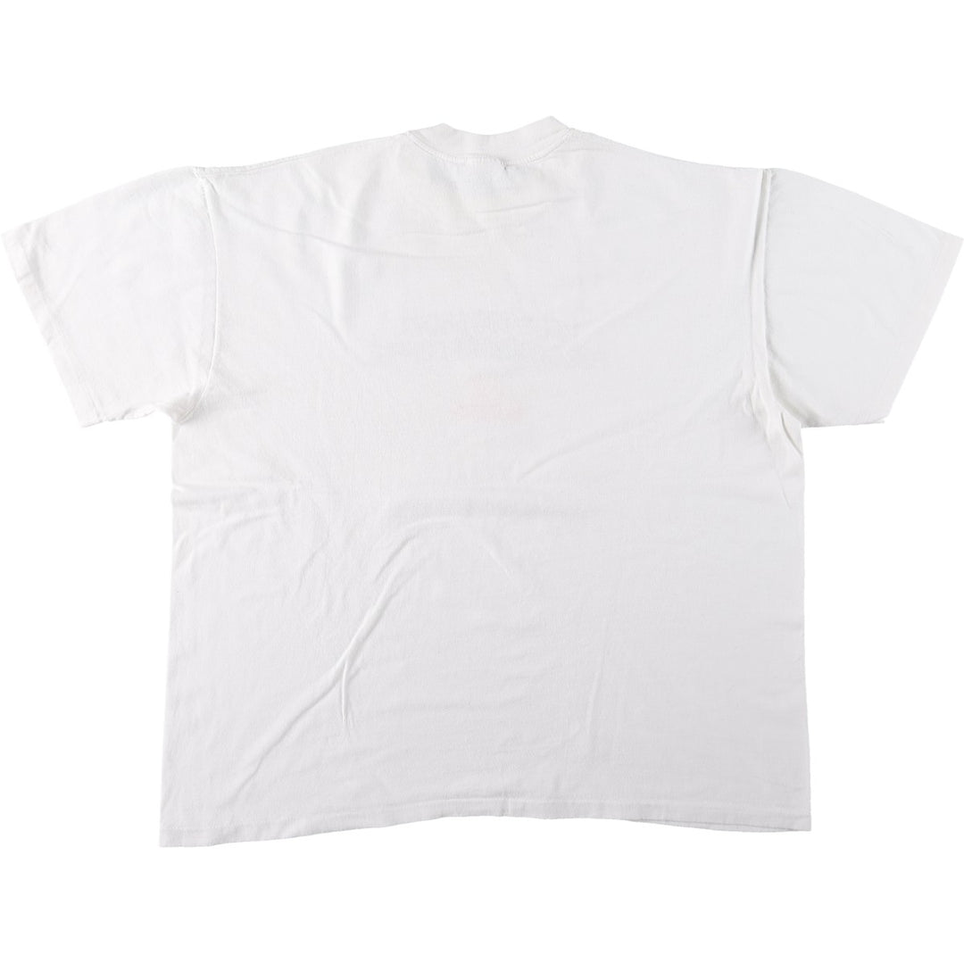 90'S Stedman Super HI CRU Advertising T-Shirt, Made in USA, Men's XL equivalent, Vintage cotton white type Vintage Second Hand
