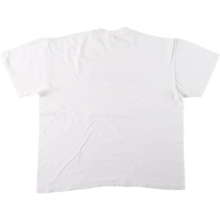 90'S Stedman Super HI CRU Advertising T-Shirt, Made in USA, Men's XL equivalent, Vintage cotton white type Vintage Second Hand