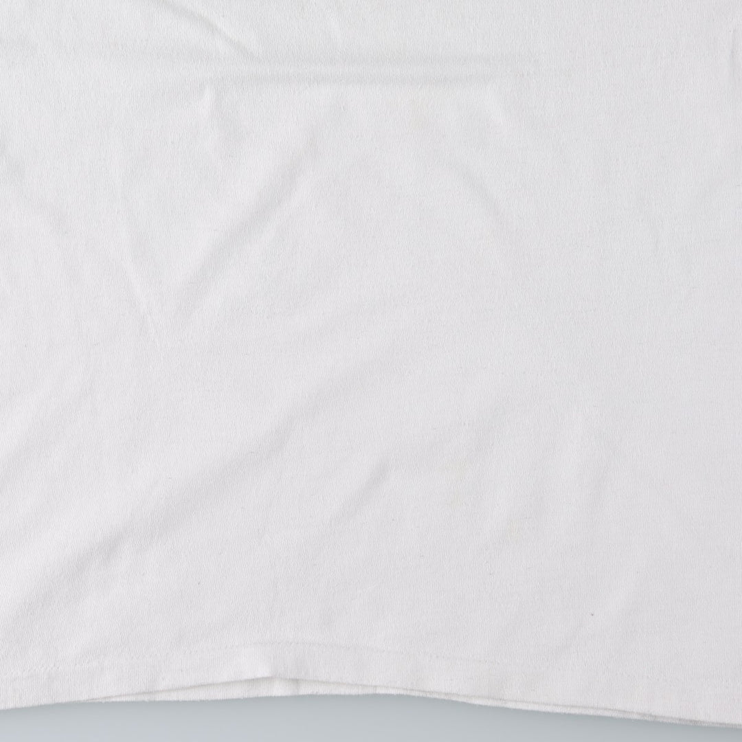 90'S Stedman Super HI CRU Advertising T-Shirt, Made in USA, Men's XL equivalent, Vintage cotton white type Vintage Second Hand
