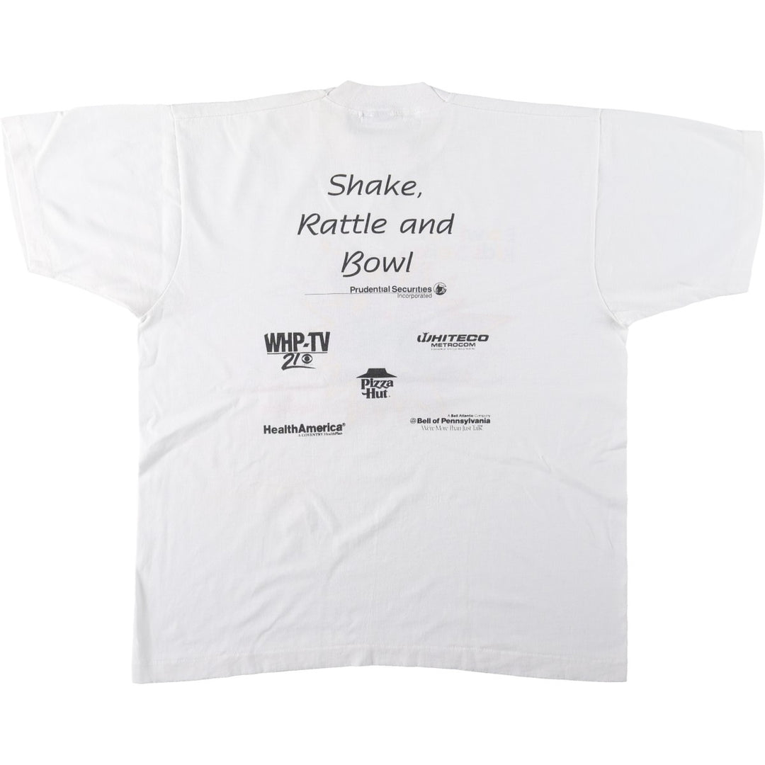 90'S Fruit of the Loom Best Printed T-shirt, Made in USA, Men's XL, Vintage cotton black type Vintage Second Hand