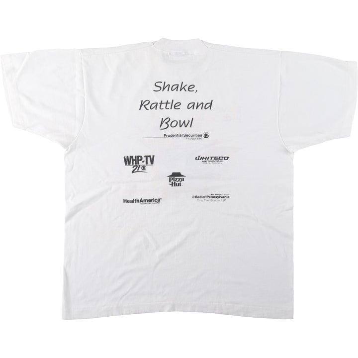 90'S Fruit of the Loom Best Printed T-shirt, Made in USA, Men's XL, Vintage cotton black type Vintage Second Hand