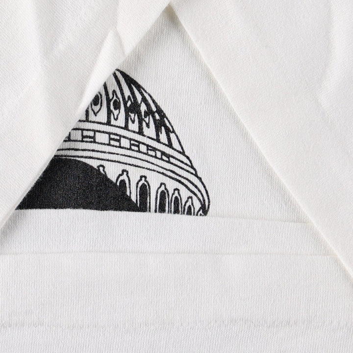 90'S Fruit of the Loom print T-shirt, Made in USA, Men's XL cotton white type Vintage Second Hand