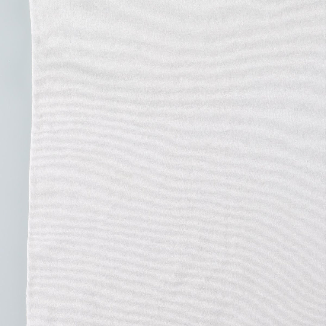 90'S Fruit of the Loom print T-shirt, Made in USA, Men's XL cotton white type Vintage Second Hand
