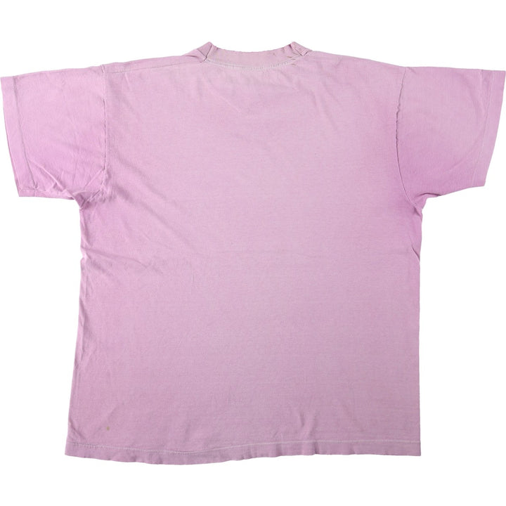 ~90'S Michael Stars Print T-Shirt, Made in USA, Men's Size L (Equivalent), Vintage cotton purple type Vintage Second Hand