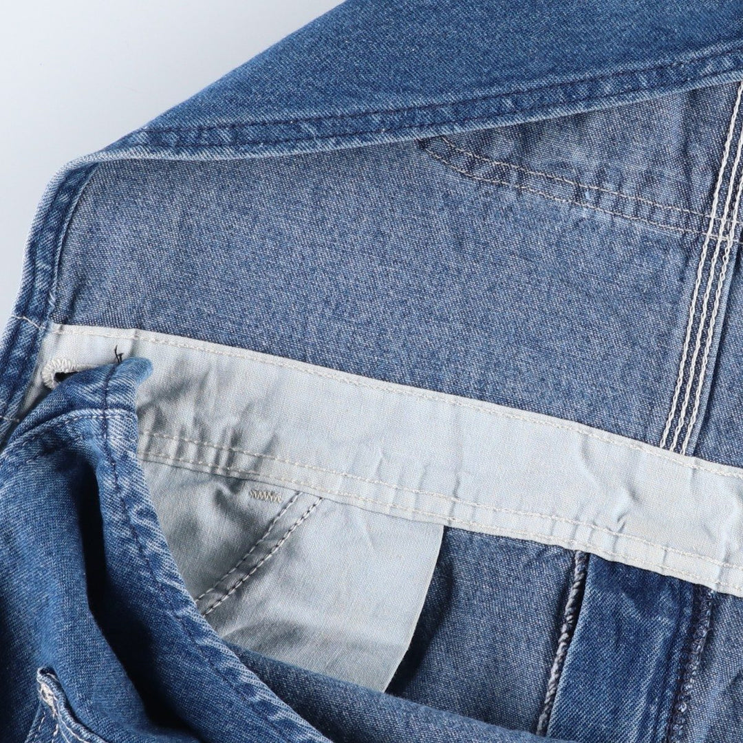 Carhartt denim overalls for men, equivalent to w37 cotton blue type Vintage Second Hand
